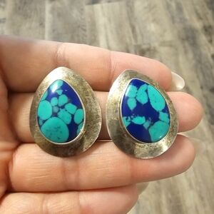 Vintage Navajo sterling silver Earrings
